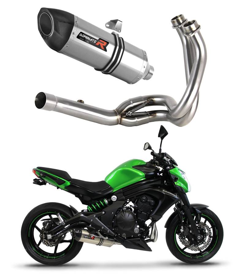 DOMINATOR Auspuffanlage Endschalldämpfer HP5 passend für ER 6N F 2012-2016 von DOMINATOR EXHAUST SYSTEM