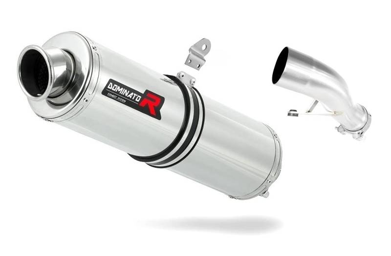 DOMINATOR RUND Auspuff Schalldämpfer zugelassen für FZ1 N/S FAZER 1000 2006-2015 von DOMINATOR EXHAUST SYSTEM