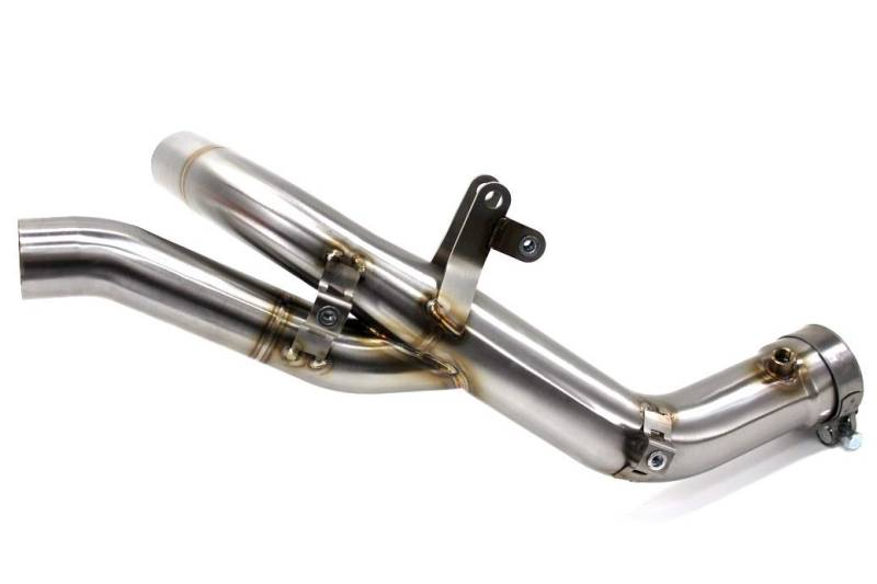 DOMINATOR Racing Downpipe Mid Pipe kompatibel mit YZF R1 1000 RN22 2009–2014 von DOMINATOR EXHAUST SYSTEM