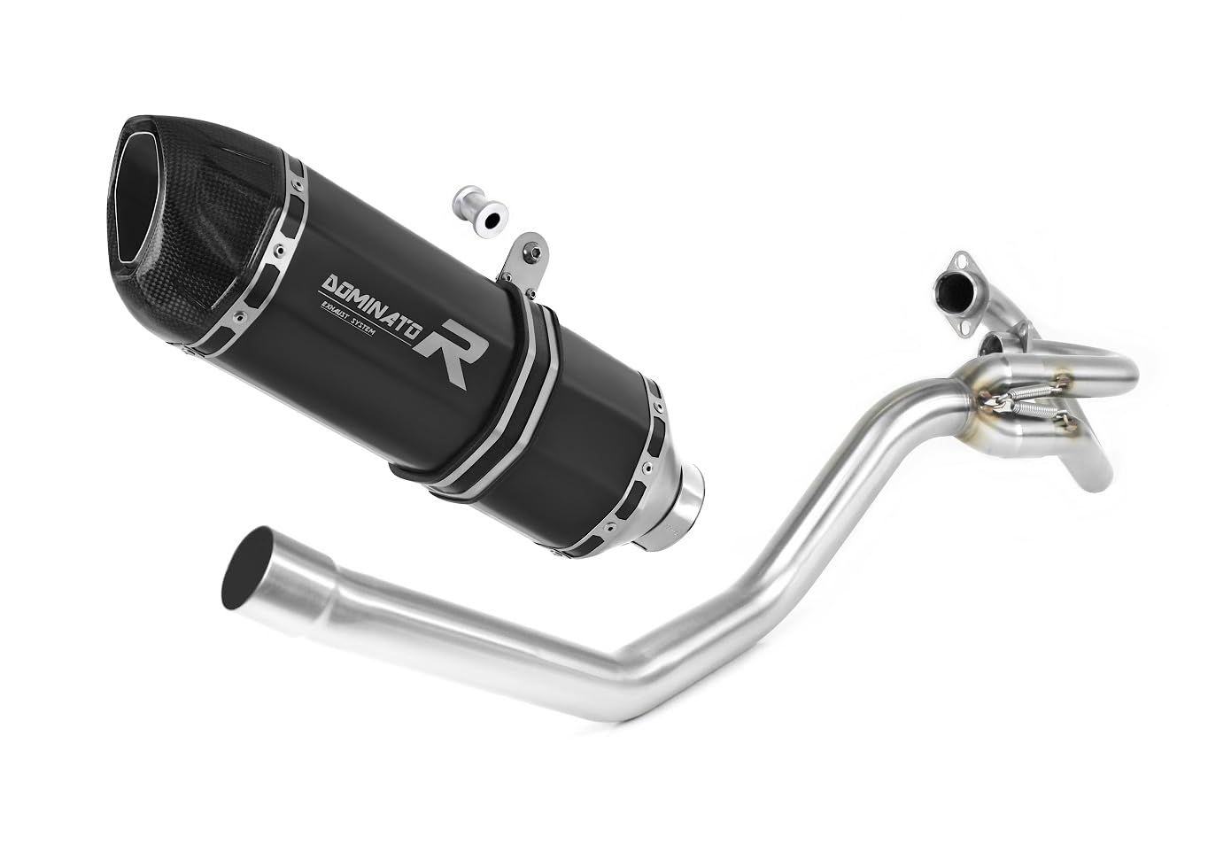 DOMINATOR Schalldämpfer Auspuff HP1 BLACK kompatibel mit XT 660 X 2004-2015 von DOMINATOR EXHAUST SYSTEM