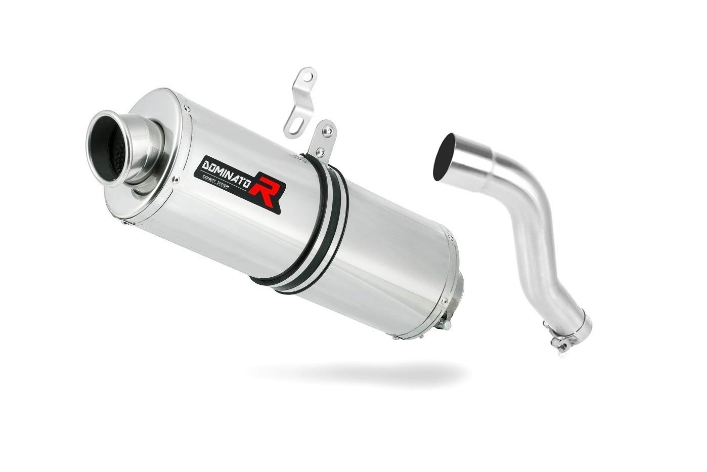 DOMINATOR Schalldämpfer Auspuff OV kompatibel mit XL 700 V TRANSALP 2008-2014 von DOMINATOR EXHAUST SYSTEM