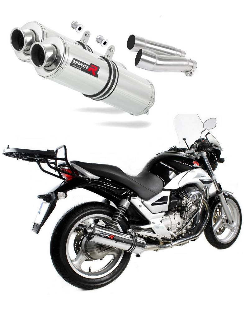 DOMINATOR Schalldämpfer Auspuff ST kompatibel mit BREVA ie 750 2003-2009 von DOMINATOR EXHAUST SYSTEM