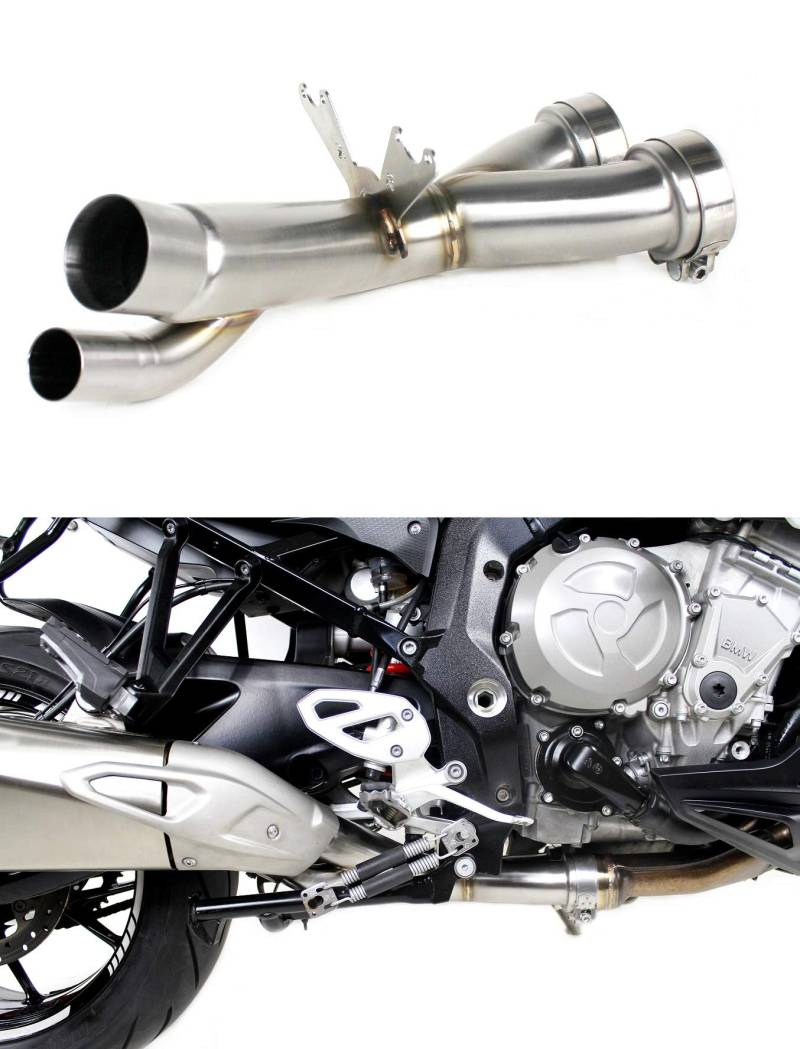 DOMINATOR Zentraler Anschlusskrümmer kompatibel mit S1000XR 2015-2019 von DOMINATOR EXHAUST SYSTEM