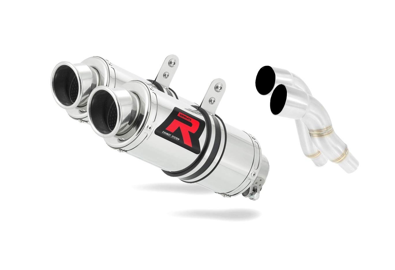 Dominator GP I Schalldämpfer Auspuff Exhaust Auspuff kompatibel mit Street Triple 675 07-12 2007-2012 + DB KILLER von DOMINATOR EXHAUST SYSTEM