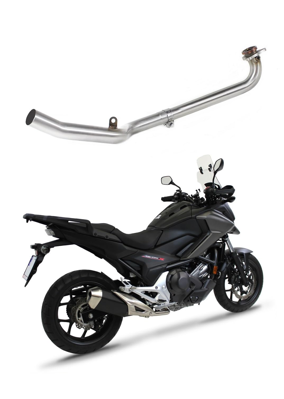 Dominator Mittelverbindungsrohr kompatibel mit NC 700/750 X 2012-2020 von DOMINATOR EXHAUST SYSTEM