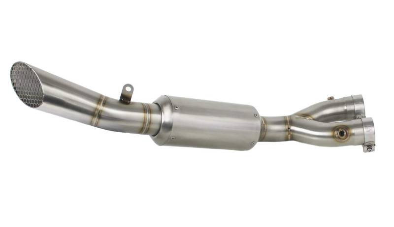 MT-10 RN45 Exhaust GP 3 Röhrchen Katalysator, Dekatalysator, No-Kat, Mid Pipe Inox DE-CAT DECAT Dominator 2016 2017 2018 2019 2020 von DOMINATOR EXHAUST SYSTEM