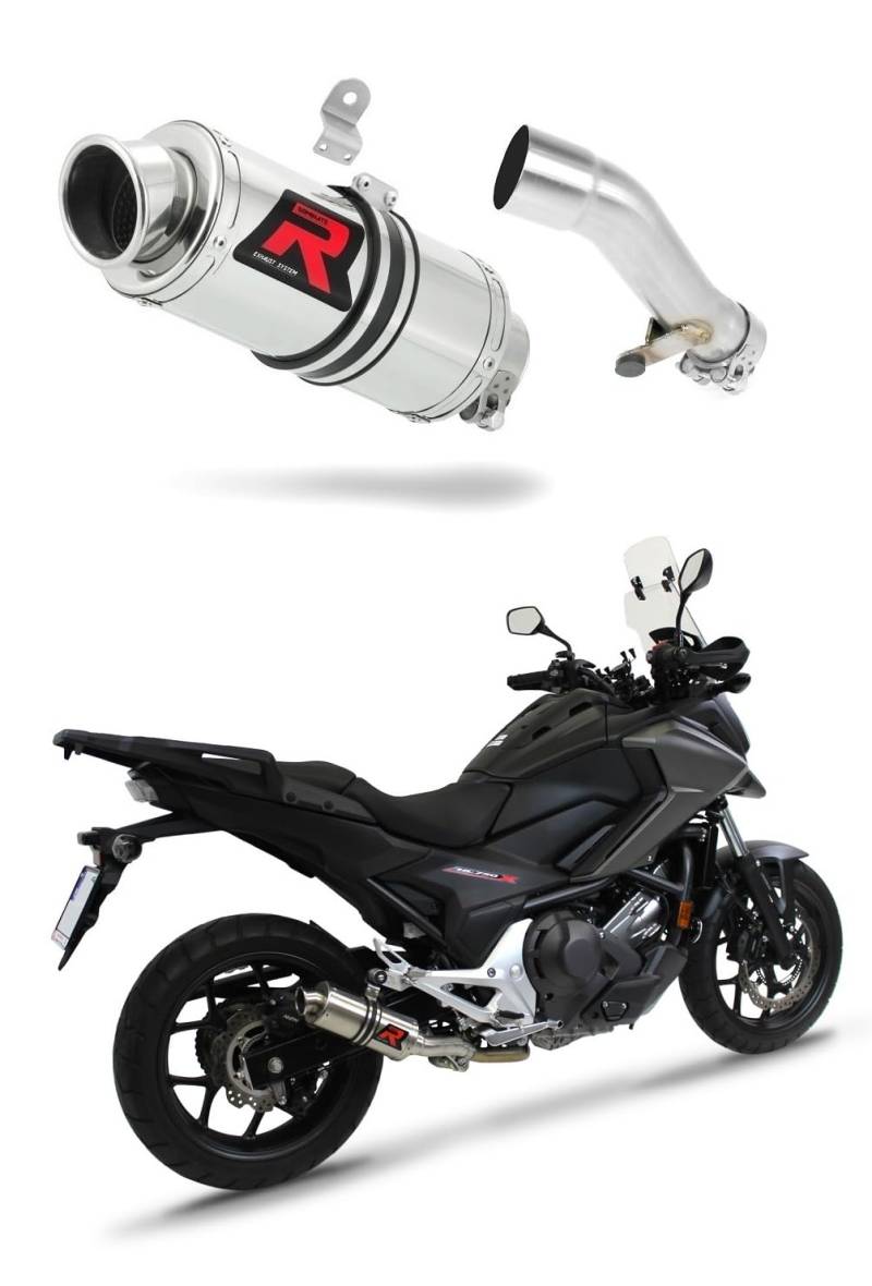 NC 700 750 D Integra Auspuff GP I Schalldämpfer Dominator Exhaust Racing Slip-on 2012-2020 von DOMINATOR EXHAUST SYSTEM