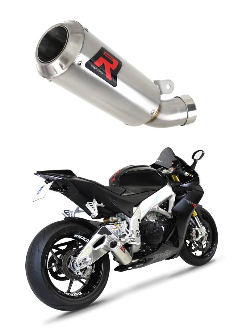 RSV4 R APRC Factory Exhaust GP LOW LEVEL Dominator Racing Auspuff Endschalldämpfer 2011-2015 von DOMINATOR EXHAUST SYSTEM