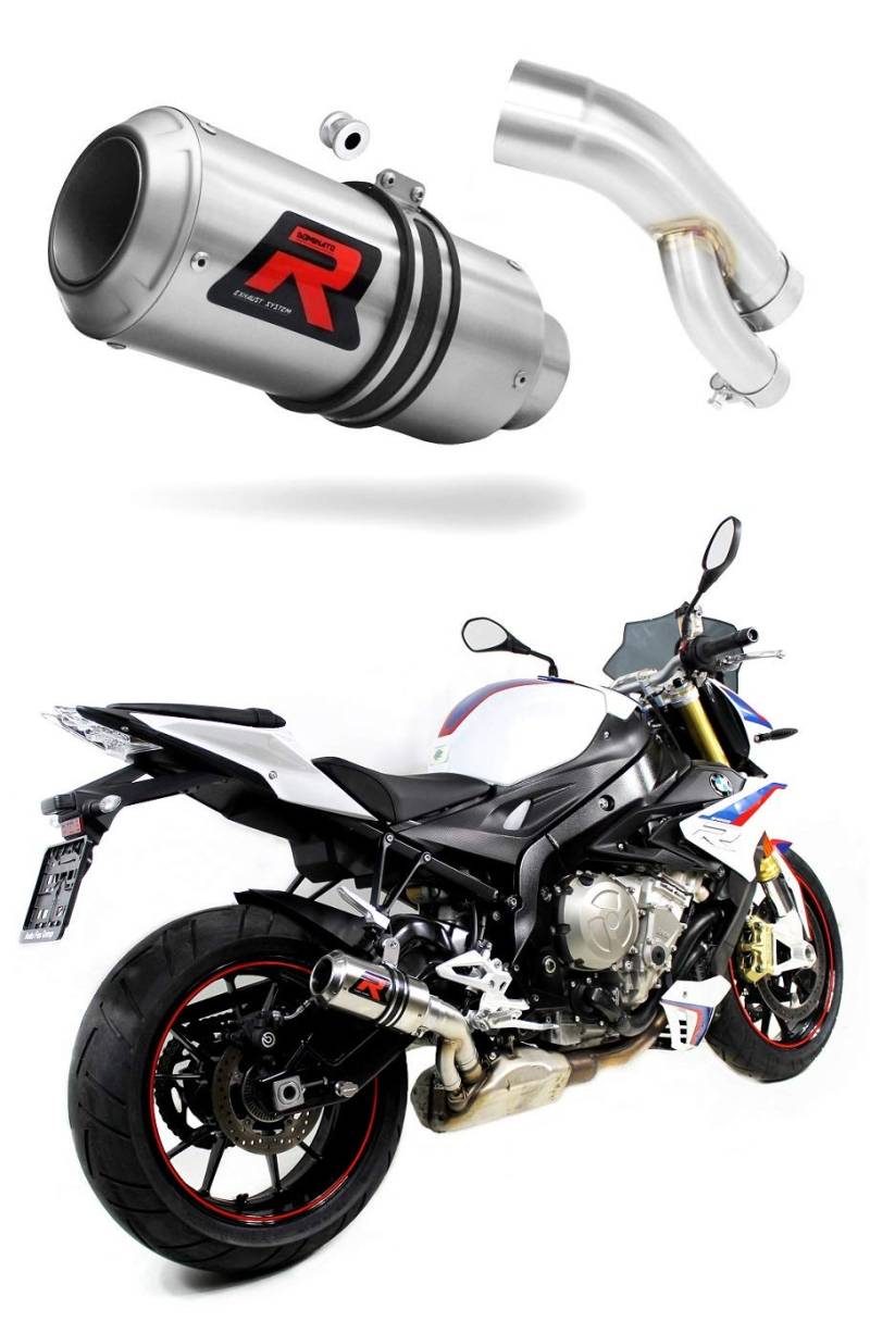 S 1000 R Auspuff GP Endschalldämpfer Dominator Exhaust Racing Slip-on 2017-2020 von DOMINATOR EXHAUST SYSTEM