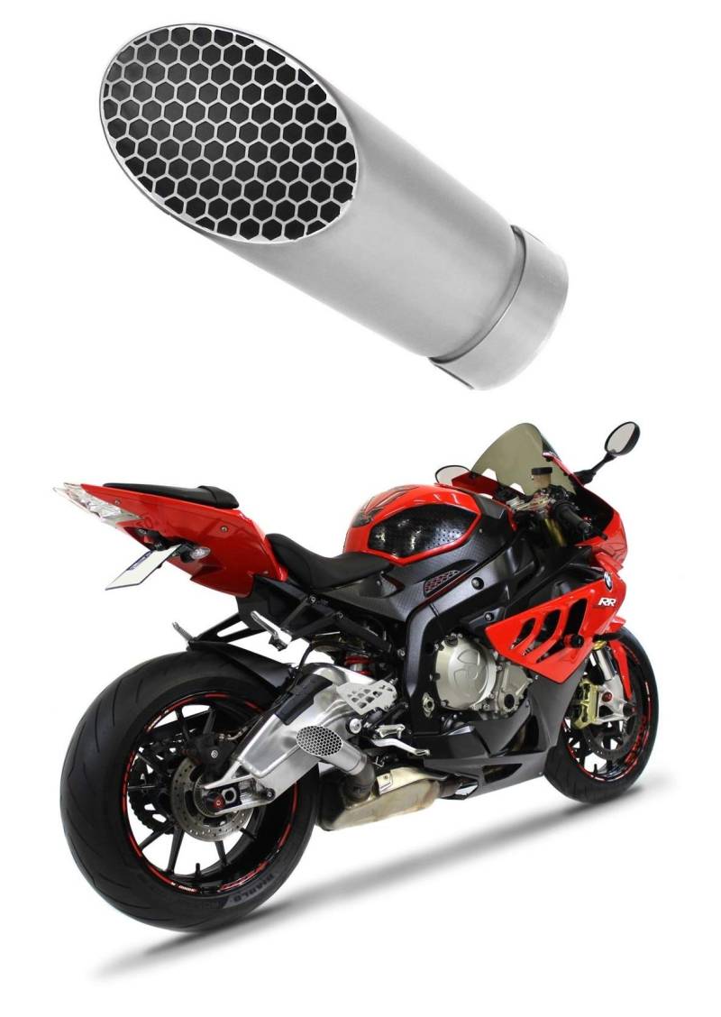 S1000RR Auspuff Megaphone GP 3 Titan Dominator Exhaust Racing Slip-on 2009 2010 2011… von DOMINATOR EXHAUST SYSTEM