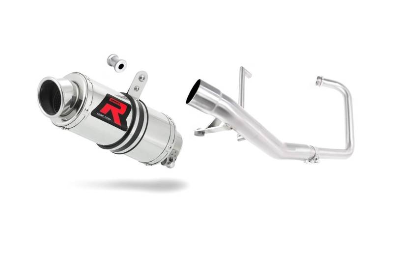 YBR 125 Auspuff GP I Endschalldämpfer Dominator Exhaust Racing Slip-on 2009 2010 2011 2012 2013 2014 2015 2016 2017 2018 von DOMINATOR EXHAUST SYSTEM