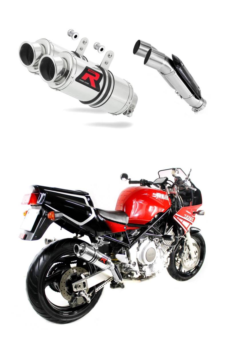 Auspuff Schalldämpfer Exhaust Dominator TRX 850 1995-2000 + DB Killer (GP I) von DOMINATOR EXHAUST SYSTEM