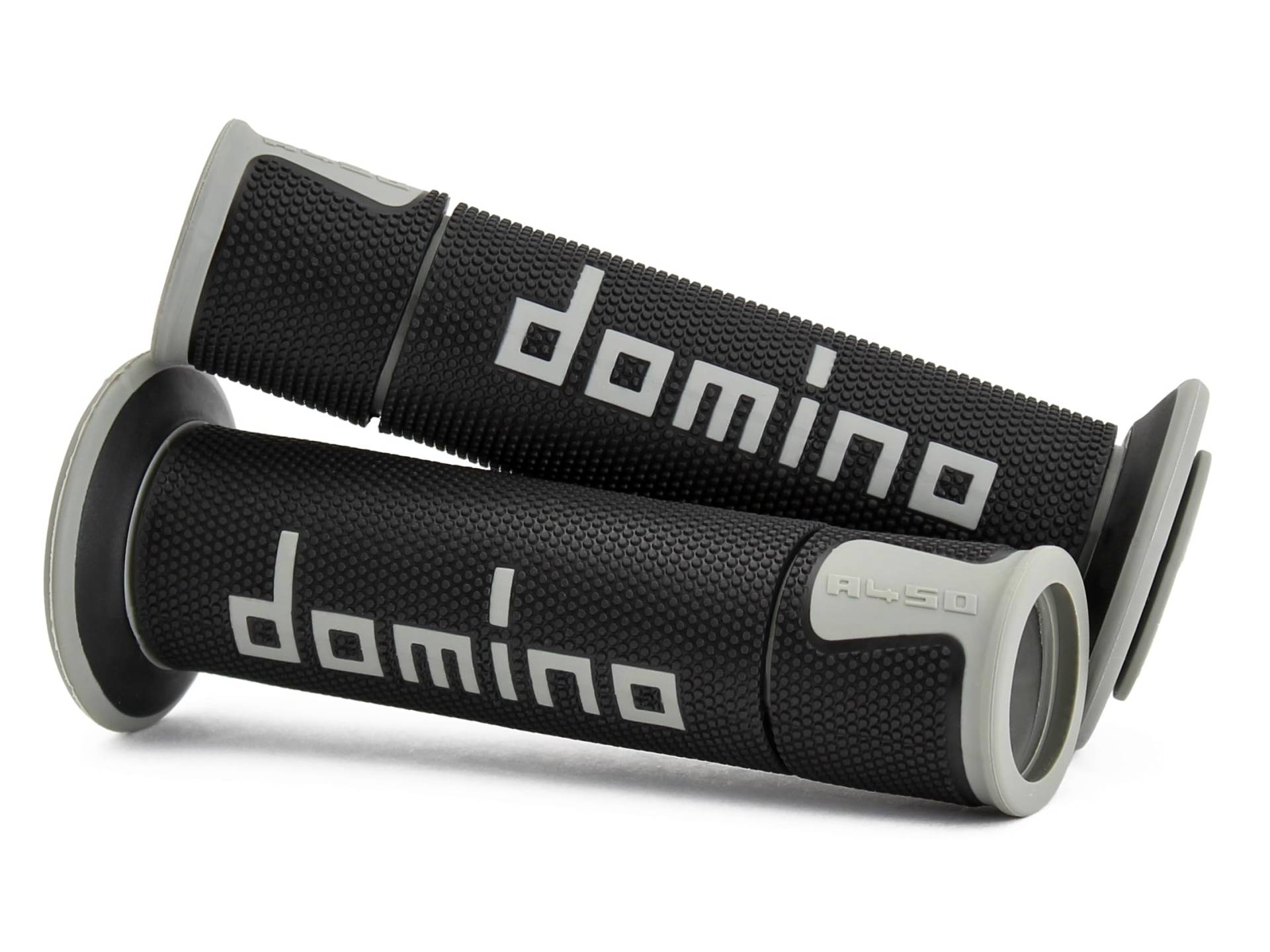 Griffe Satz Domino ON ROAD RACING GRIPS A450 schwarz/grau von DOMINO