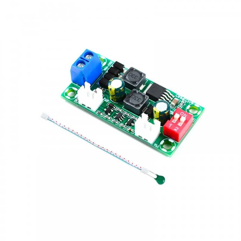 Fan Speed Control Module, DC 5V Lüftergeschwindigkeits-Steuermodul, automatischer Temperaturregler NTC-Sensor für 500-mA-Lüfter von DONGKER