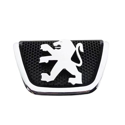 Auto Emblem Aufkleber für Peugeot 206,Kühlergrill Front Motorhaube Kofferraum 3D Logo Heckklappen Buchstaben Selbstklebende Ersatz Dekoration Styling Zubehör von DONHEK
