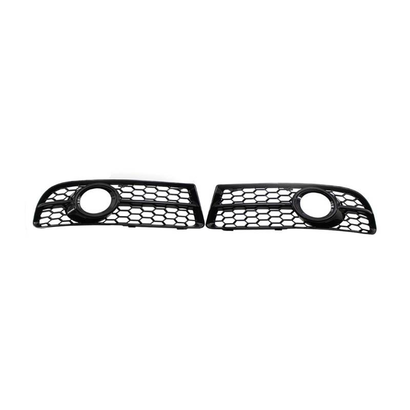 1 Pair Front Fog Light Grille Cover Lower Honeycomb Fog Lamp Grill Compatible With A4 B7 S4 A4 S-Line 2005-2008 8E0807681F 8E0807682F von DOPQNYLZW