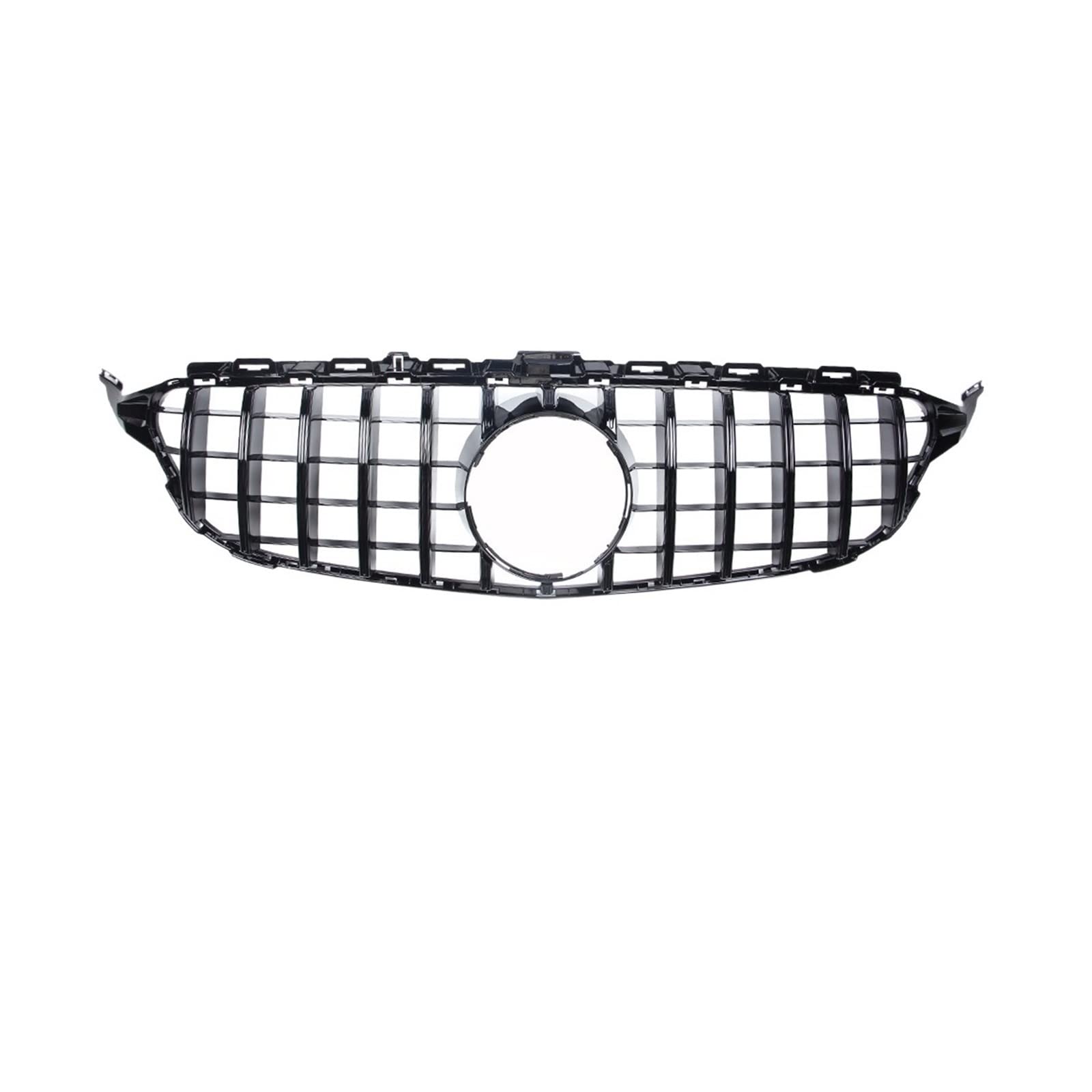 2015-18,19+ C450 C250 C180 C200 C220 Diamond Front Grille And GT Grile For C Class W205 C63 Grille(14-18 Glossy Black) von DOPQNYLZW