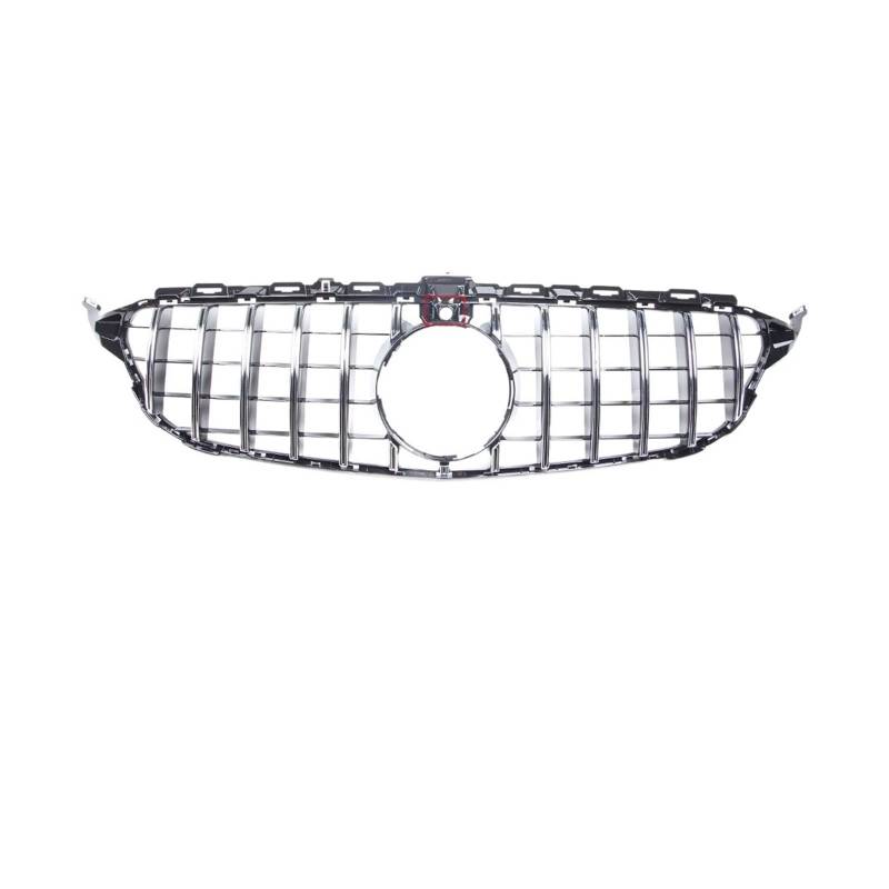 2015-18,19+ C450 C250 C180 C200 C220 Diamond Front Grille And GT Grile For C Class W205 C63 Grille(14-18Silver With Cam) von DOPQNYLZW