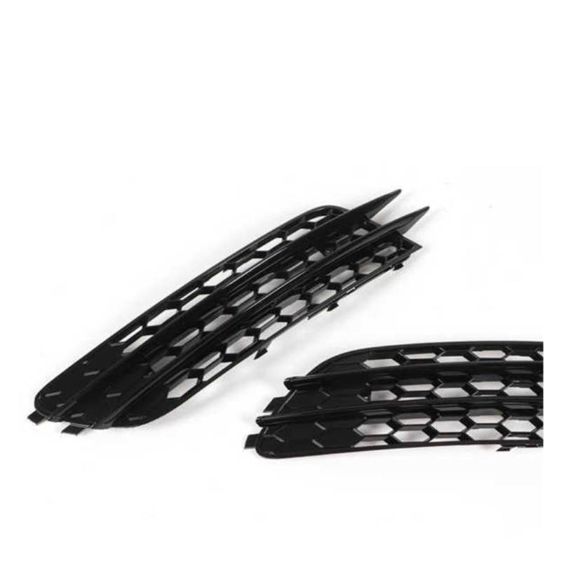 2pcs Front Fog Lamp Grille Left Right For RS6 Style Glossy Black Replacement Compatible With AudiA6 C7 20122015 von DOPQNYLZW