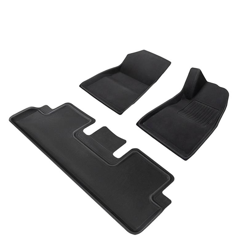 3D Bodenmatten Kompatibel Mit Tesla Model 3 Modell Y Waterproof Non-slip 2019-2021 Коврикики В Масининино Fully Carpet Covers Custom Car Footpads(Model 3 right) von DOPQNYLZW