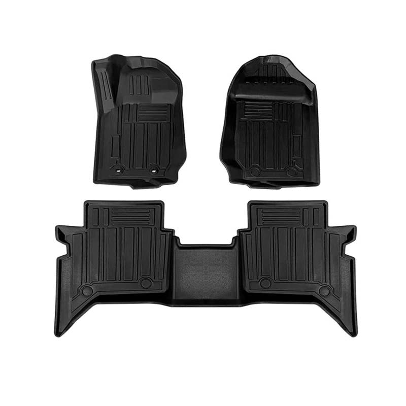 3D TPE LHD BT50 Boden Auto Matte Kompatibel Mit Mazda BT-50 2015-2020 Auto Boden-Liner Schublade Fuß Pad Teppich Matte 4x4 Pickup Zubehör von DOPQNYLZW