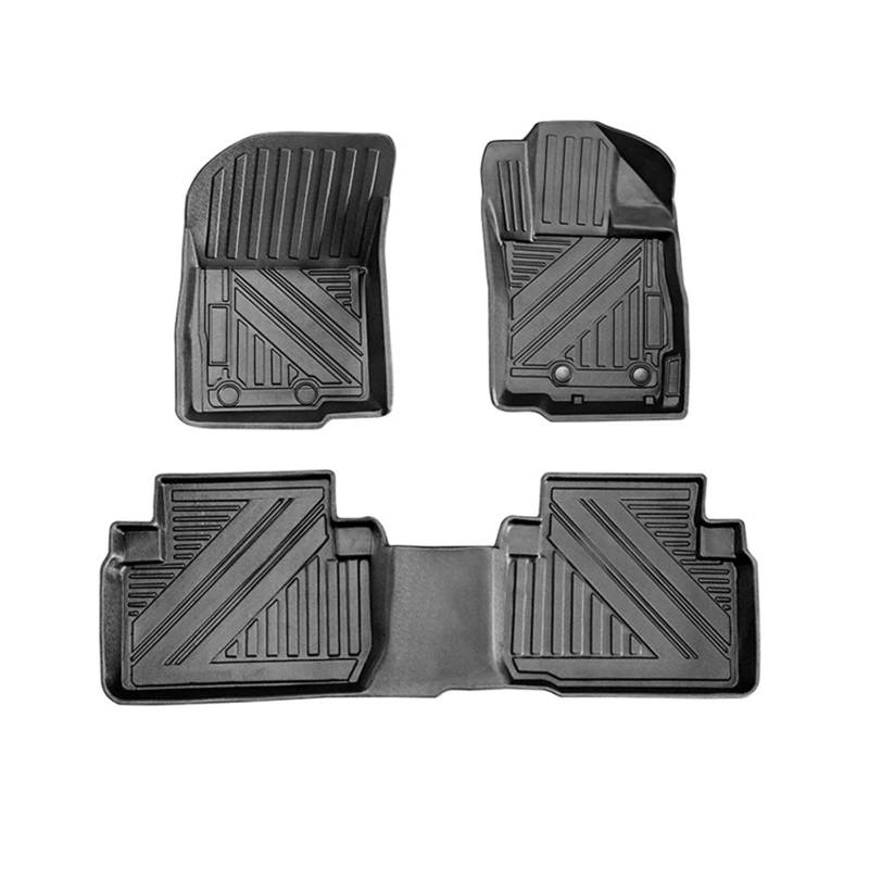 3D TPE RHD Boden Auto Matte Kompatibel Mit Mitsubishi Eclipse Cross 2018-2022 Auto Boden Liner Tray Fuß Pad Teppichmatten Voll Set von DOPQNYLZW