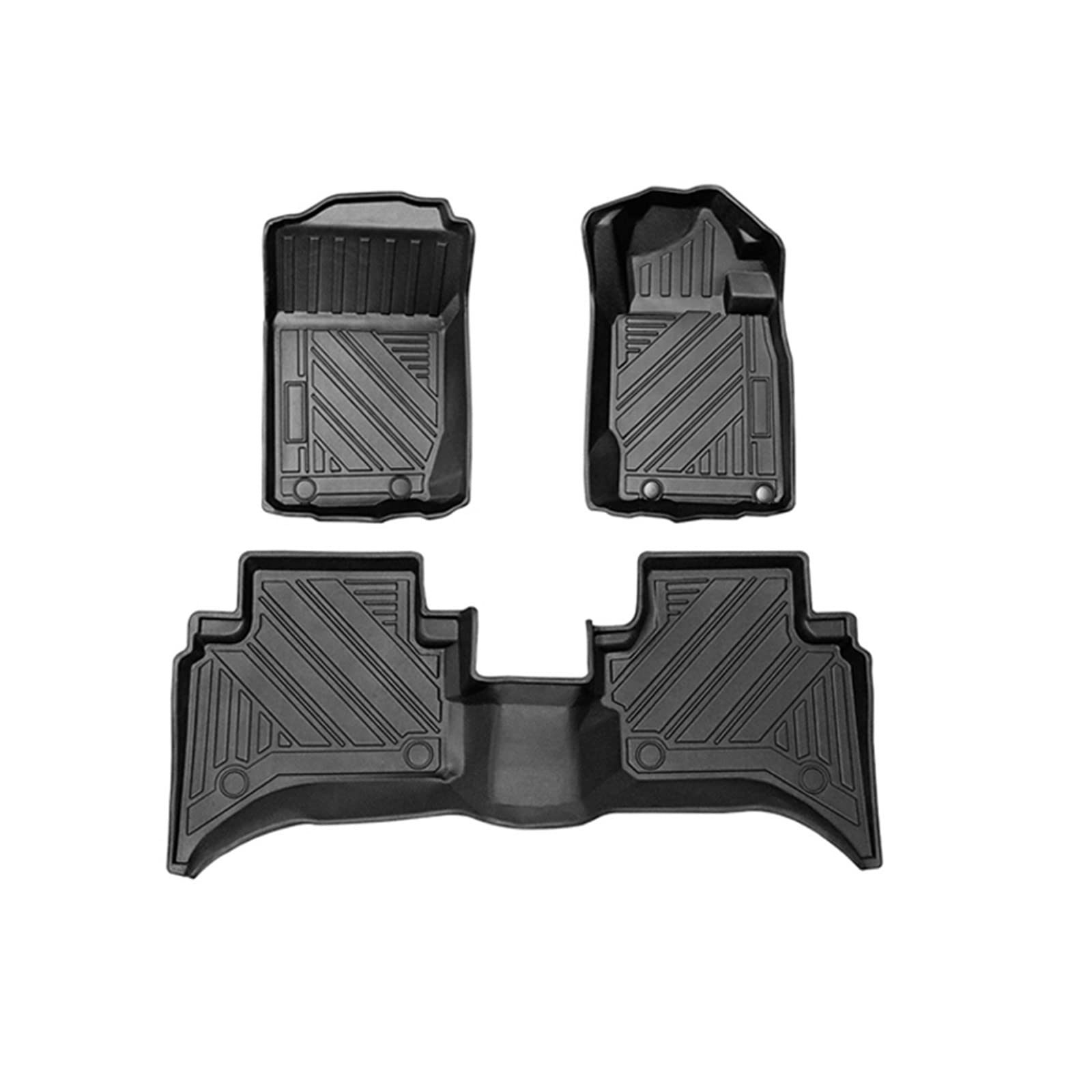 3D TPE RHD Boden Auto Matte Kompatibel Mit Mitsubishi Triton L200 2019 2020 2021 2022 Auto Boden Liner Tray Fuß Pad Teppich Matte Zubehör von DOPQNYLZW