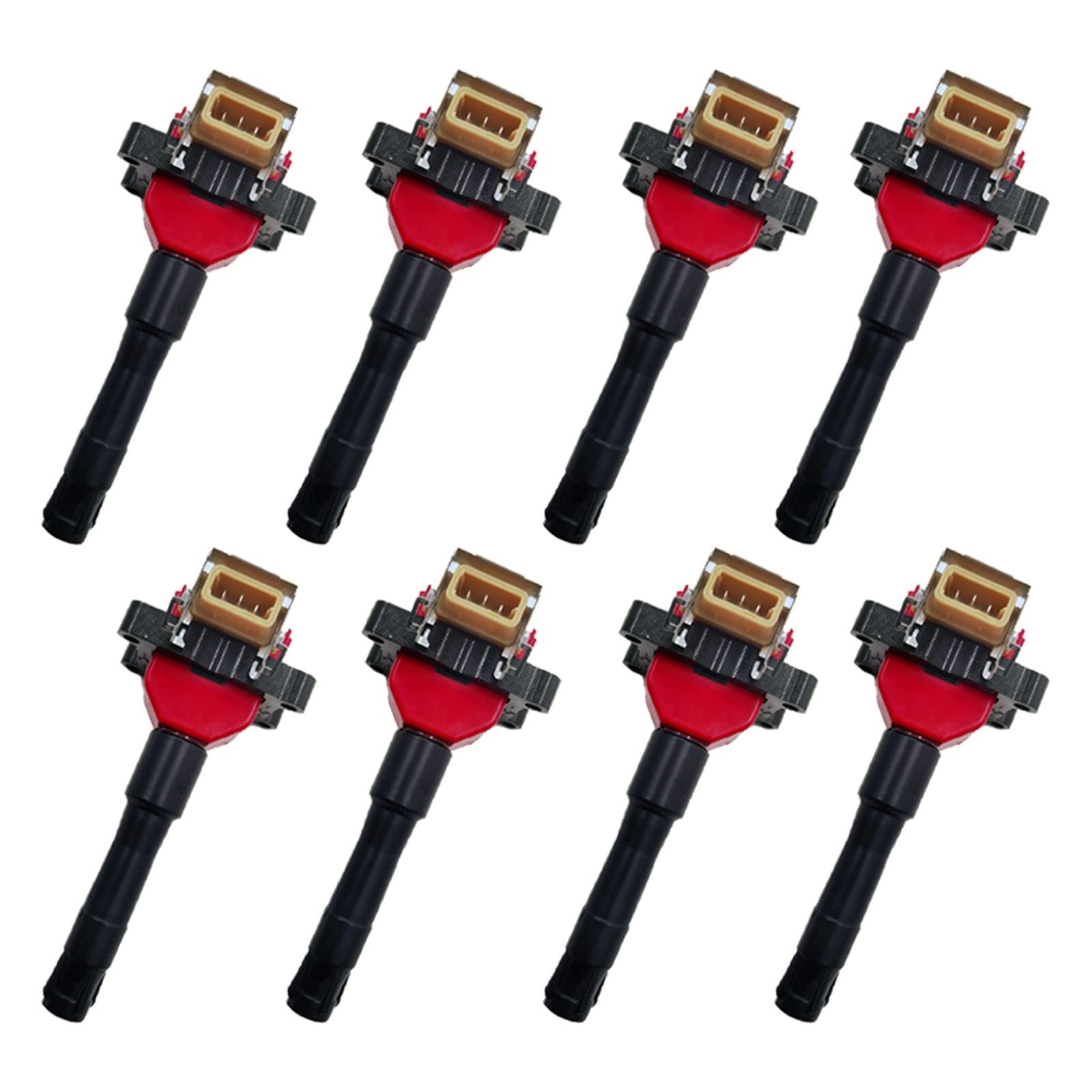 8PCS ARKAUTO HIGH ENERGY RED TOP IGNITION COIL 12131703359 12137599218 UF226 Compatible With BWM 3 5 7 E36 E34 E32 2.5 2.8 3.0 4.0 von DOPQNYLZW