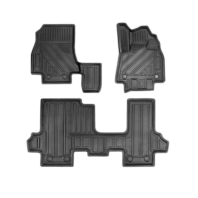 Auto Boden Liner Schublade Fuß Pad Teppich Matte Von Auto Zubehör 3D TPE RHD Boden Auto Matte Kompatibel mit Mitsubishi Delica D5 D:5 von DOPQNYLZW