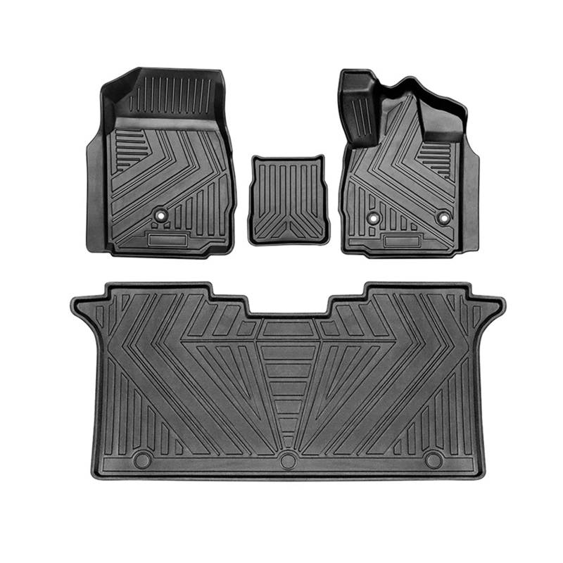 Auto Boden Liner Tray Vellfire AH30 Auto Boden Fuß Matte Von Zubehör 3D TPE RHD Kompatibel Mit Alphard 30 2015 2016 2017 2019 2020(RHD 4pcs) von DOPQNYLZW