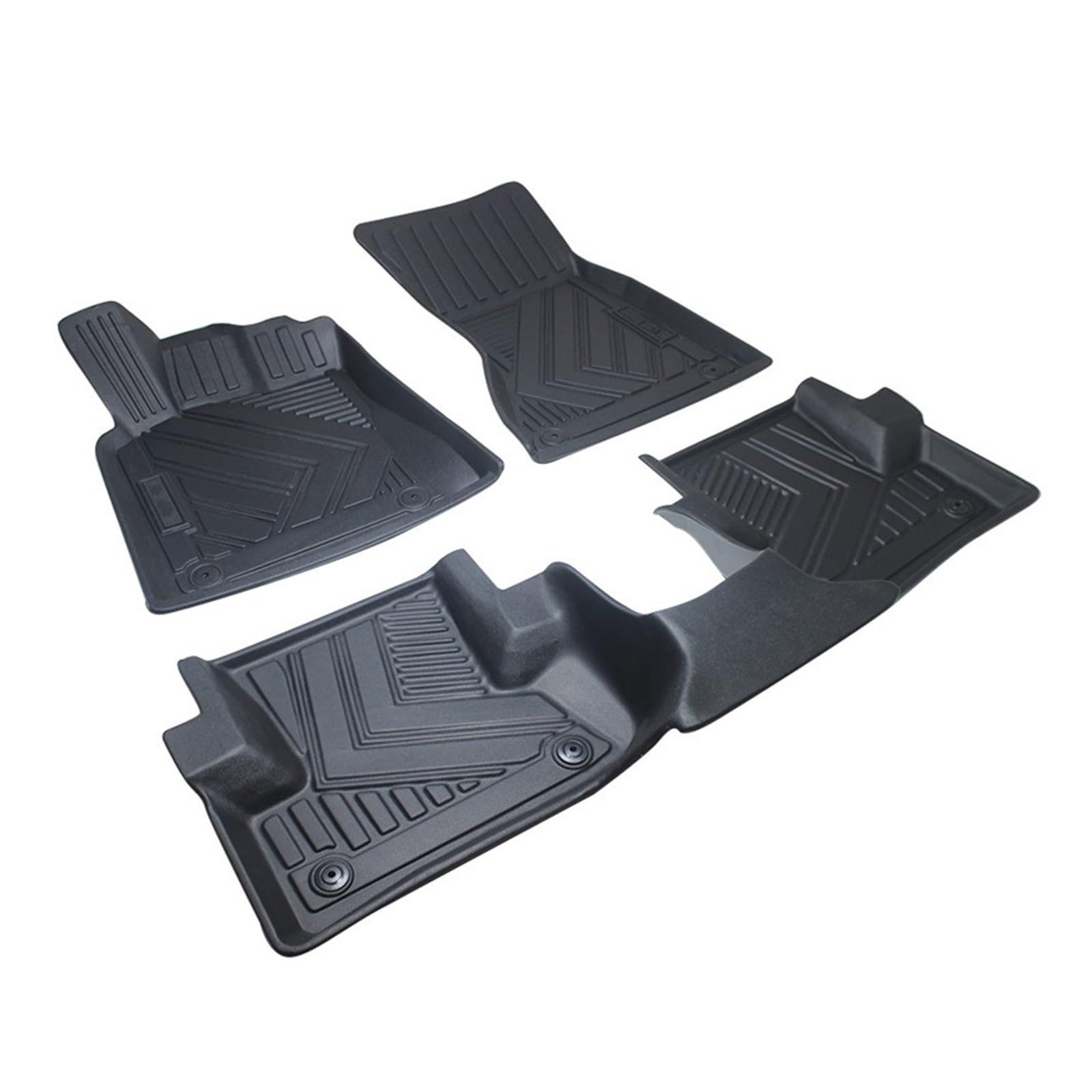 Auto Bodenbelag Tray Fußmatte Pad Teppiche Auto Zubehör 3D TPE LHD Q5 Auto Bodenmatte Kompatibel mit Q5 2009-2019 von DOPQNYLZW