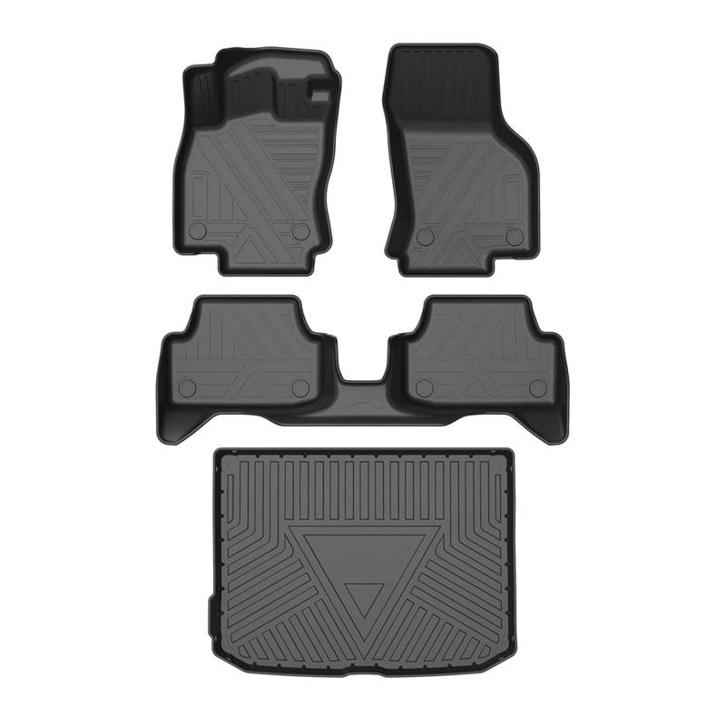 Auto Fußmatten Allwetter TPE Fußmatten Pad Tray Mat Innen Zubehör Kompatibel Mit A3 8V 2013-2019 Schrägheck Limousin(Sedan-4 PCS) von DOPQNYLZW