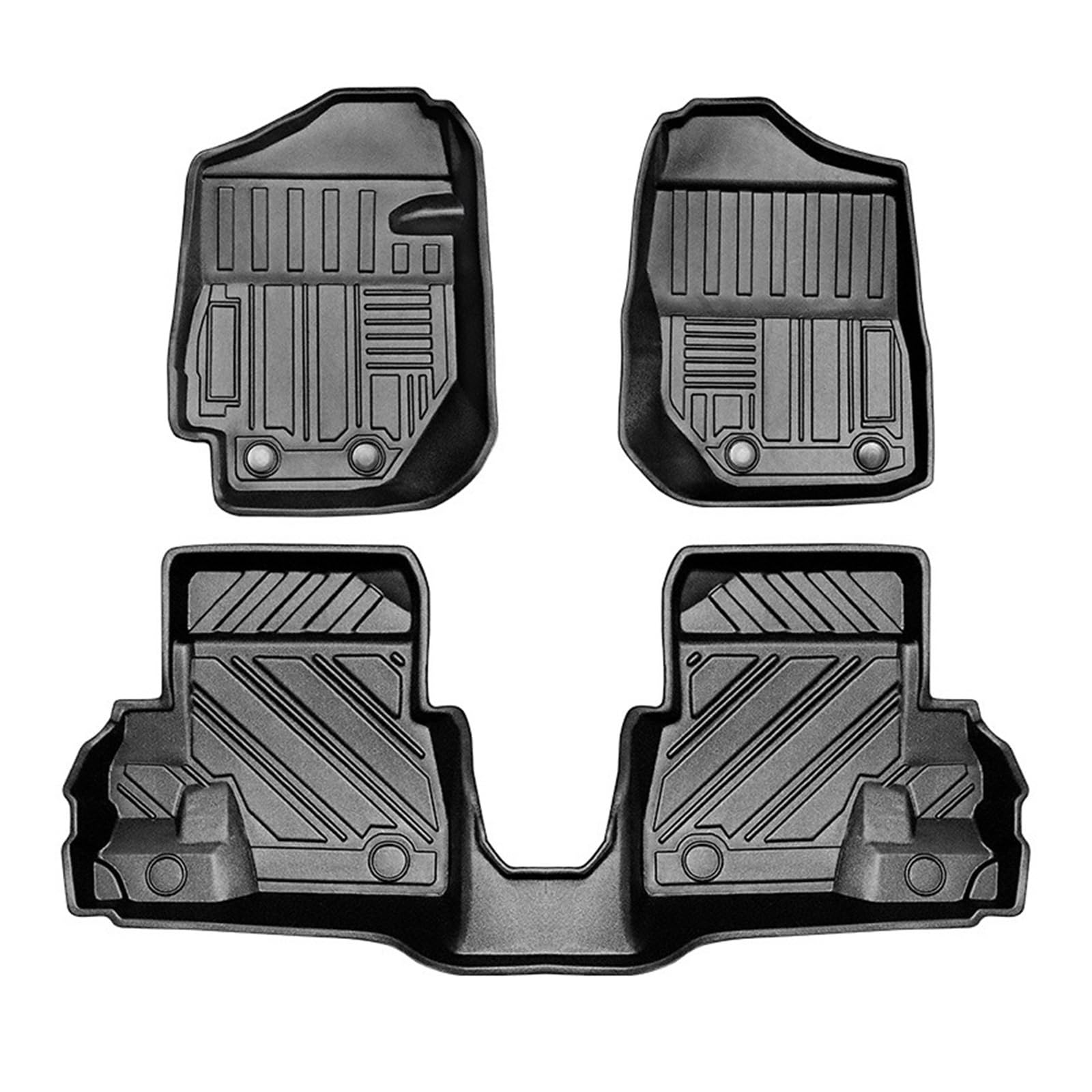 Auto Fußmatten TPE 3D Rutschfeste Fuß Pad Auto Interieur Bodenmatte 4x4 Zubehör Kompatibel Mit Suzuki Jimny JB74 JB64 2019-2022(Left Handantrieb MT) von DOPQNYLZW