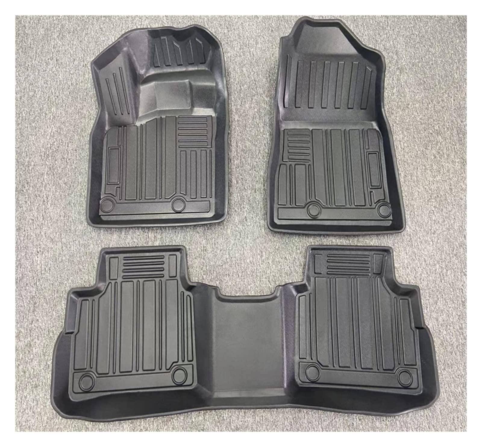 Bodenbelag Tray Fuß Pad Teppich Matte Zubehör 3D TPE LHD Xtrail Boden Auto Matte Kompatibel Mit X-trail 2014-2019 2022 T32 Rogue T33(LHD 21-22) von DOPQNYLZW