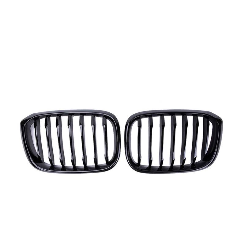 Car Front Kidney Grill Compatible With BMW3 4 X3 X4 G01 G02 G08 2018-2021 Single Line 1slat Gloss Matte Black Bumper Racing Grills(LEFT) von DOPQNYLZW