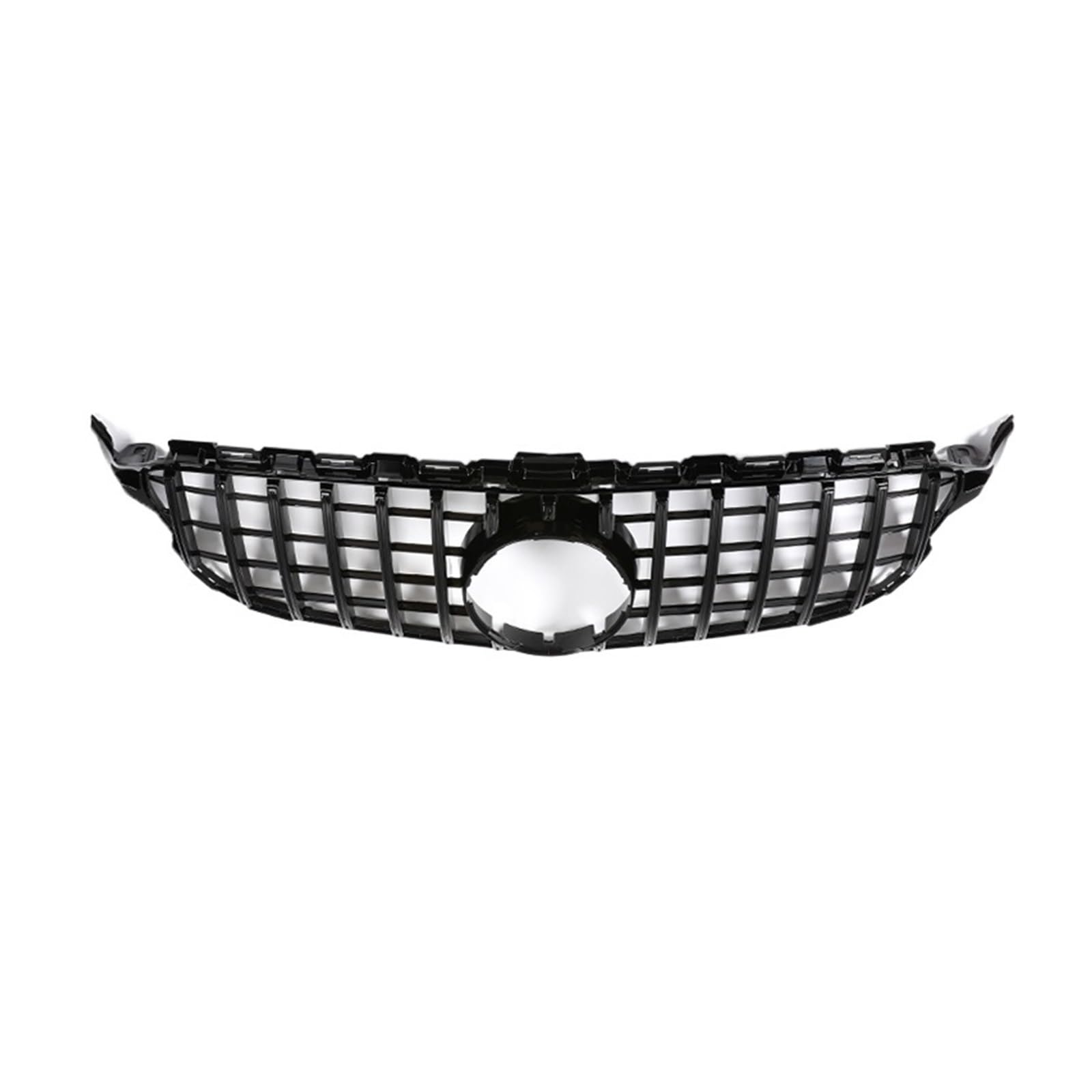 Car Front Kidney Racing Bumper Grille Compatible With Mercedes W205 Benz C Class C205 C180 C200 C250 C300 C43 2015-2018 GTR Upper Modell ABS(LEFT) von DOPQNYLZW