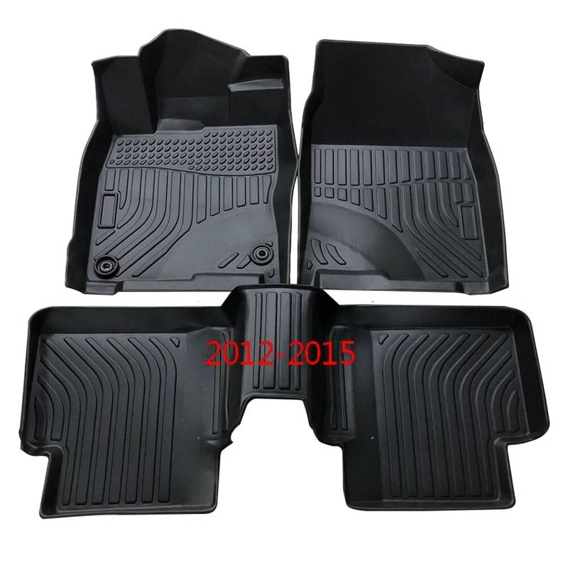 Car Waterproof rutschfeste Bodenmatte TPE XPE Modified Auto Voll Surrounded Special Fuß Pad Kompatibel Mit Civic 2012 2013 2014-2020(2012-2015) von DOPQNYLZW