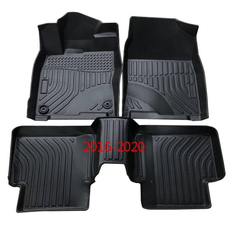 Car Waterproof rutschfeste Bodenmatte TPE XPE Modified Auto Voll Surrounded Special Fuß Pad Kompatibel Mit Civic 2012 2013 2014-2020(2016-2020) von DOPQNYLZW