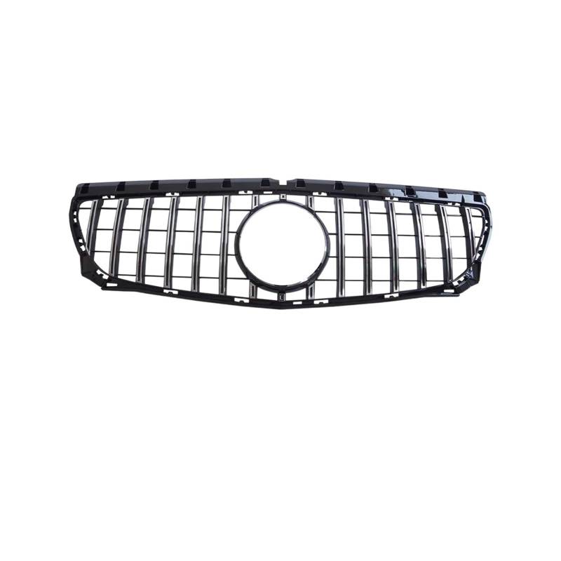 Diamond Grille for KLASSE B W246 Frontstoßstange, GT Grill Frontstoßstange, Schwarz und Silber, B180, B200, B250, B220, 2012-2014,2015-19(GT Silver 12-14) von DOPQNYLZW