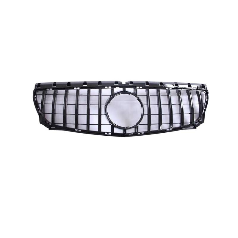 Diamond Grille for KLASSE B W246 Frontstoßstange, GT Grill Frontstoßstange, Schwarz und Silber, B180, B200, B250, B220, 2012-2014,2015-19(GT black 12-14) von DOPQNYLZW