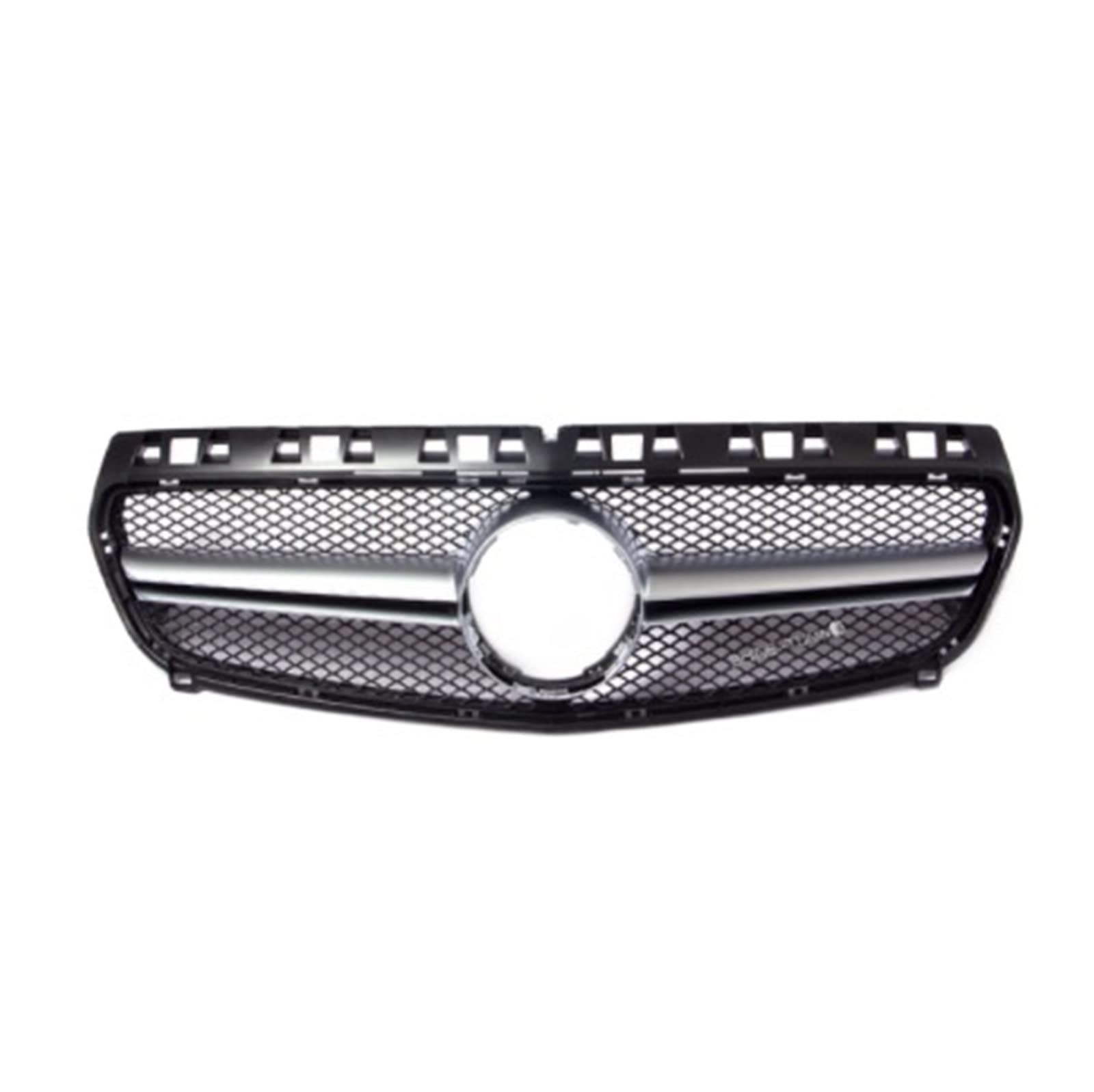 For EIN Klasse W176 2013-2015 Jahre A45 GT Diamond Grille A45 A180 A200 A260 Frontstoßstange (AMG Silver) von DOPQNYLZW