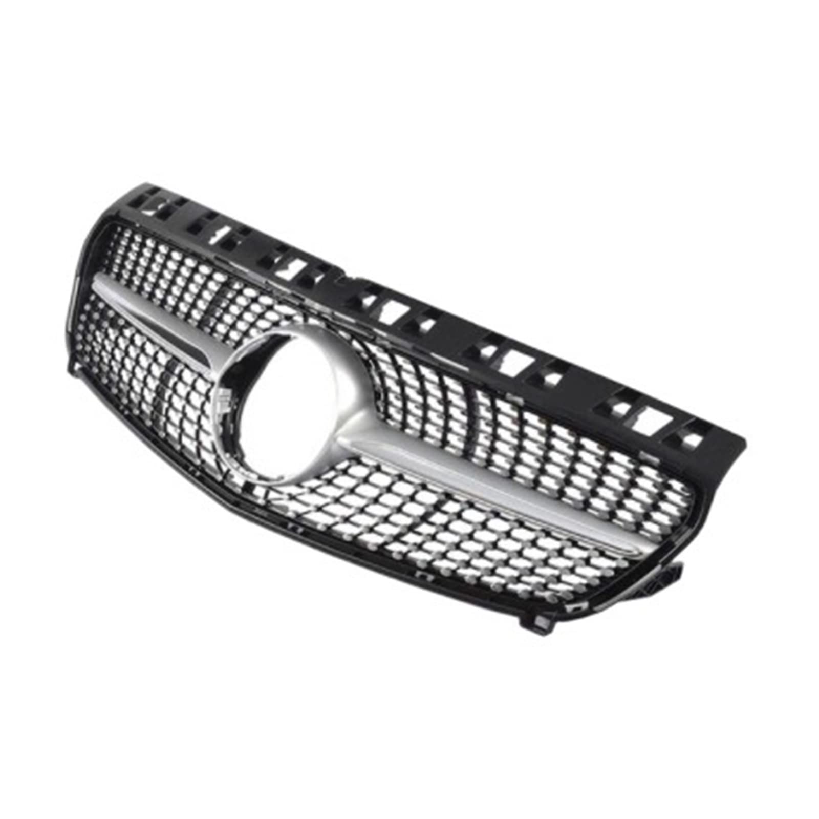 For EIN Klasse W176 2013-2015 Jahre A45 GT Diamond Grille A45 A180 A200 A260 Frontstoßstange (Diamond Silver) von DOPQNYLZW