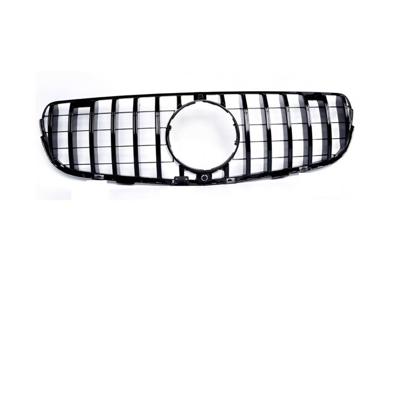 GT Black Silver Front Bumper Grille Replacement Radiator Grill Compatible With Mercedes X253 C253 GLC Class 2015-2019(Black) von DOPQNYLZW