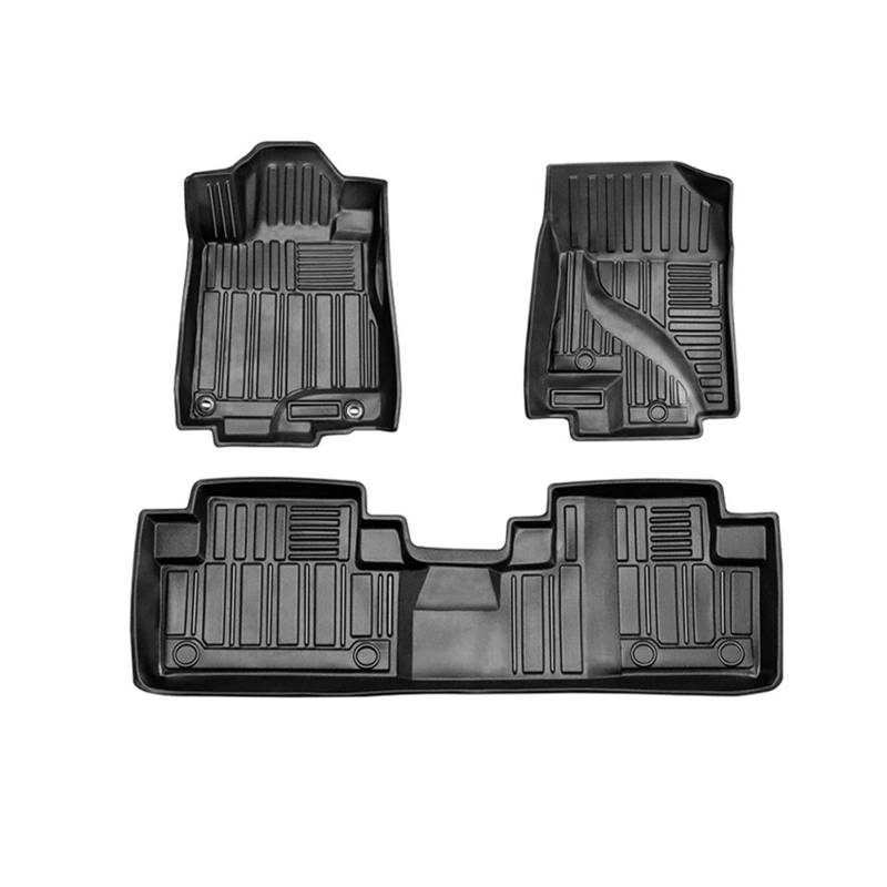 Komplettes Set 3D TPE LHD Fußmatten für Autos Kompatibel mit CR-V CRV 2012-2016 Fußmatten für Autos Schubladen Fußmatten Auto Zubehör von DOPQNYLZW