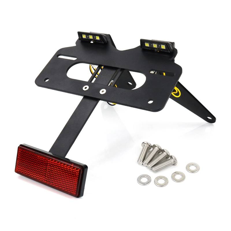 Motorcycle Rear Tail Tidy Fender Eliminator License Plate Holder Bracket Compatible With Yamaha TMAX 530 2012 2013 2014 2015 2016 von DOPQNYLZW