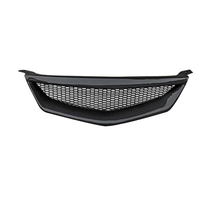 Racing Grill Bumper Carbon Surface Mesh Front Grill Refit Accessories Compatible With First Generation Mazda 6 2003-2010 GR Style M6 08-12(Carbon surface 06-10) von DOPQNYLZW