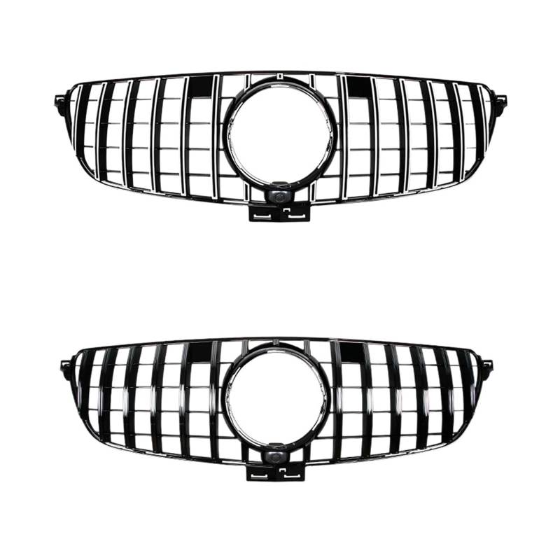 Replacement Front Bumper GT Grille Compatible With Mercedes GLE Class W166 Grille W292 Bens Coupe GLE300 350d Gls X166 400d Accessories(Gle w166 black) von DOPQNYLZW