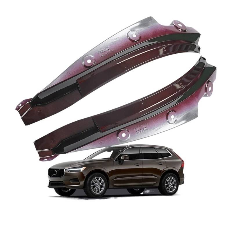 Spezielle Hintertür Hinterrad Kotflügel Modifikation Auto Zubehör Schutzblech Kompatibel mit Volvo XC60 Schmutzfänger blau 2018 2019 2020 2021 2022(Maple brown) von DOPQNYLZW