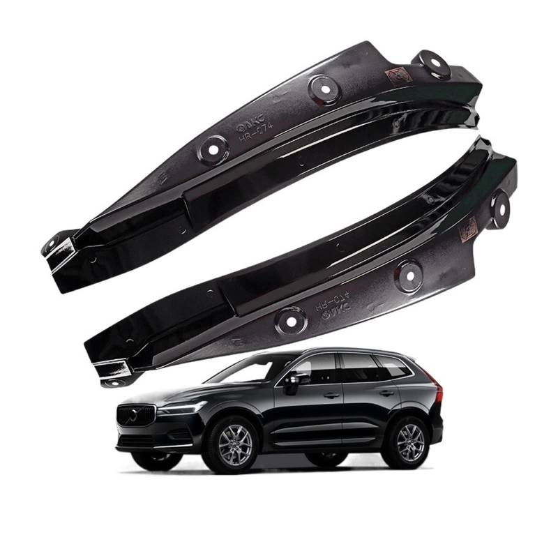 Spezielle Hintertür Hinterrad Schutzblech Modifikation Auto Zubehör Schutzblech Kompatibel mit Volvo XC60 Schmutzfänger Blau 2018 2019 2020 2021 2022(Onyx Black) von DOPQNYLZW