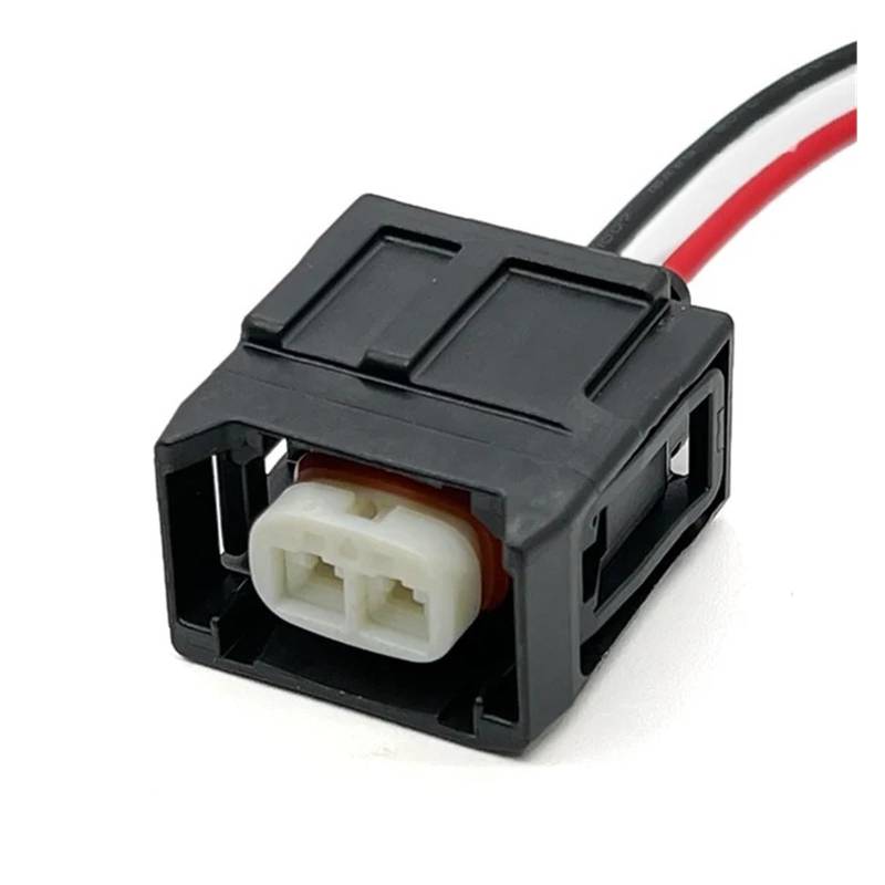 2-poliger, wasserdichter elektronischer Autostecker mit Kabel 7287-1495-30 90980-12747 DOQIRWO(2Pin Female,10 Pcs) von DOQIRWO